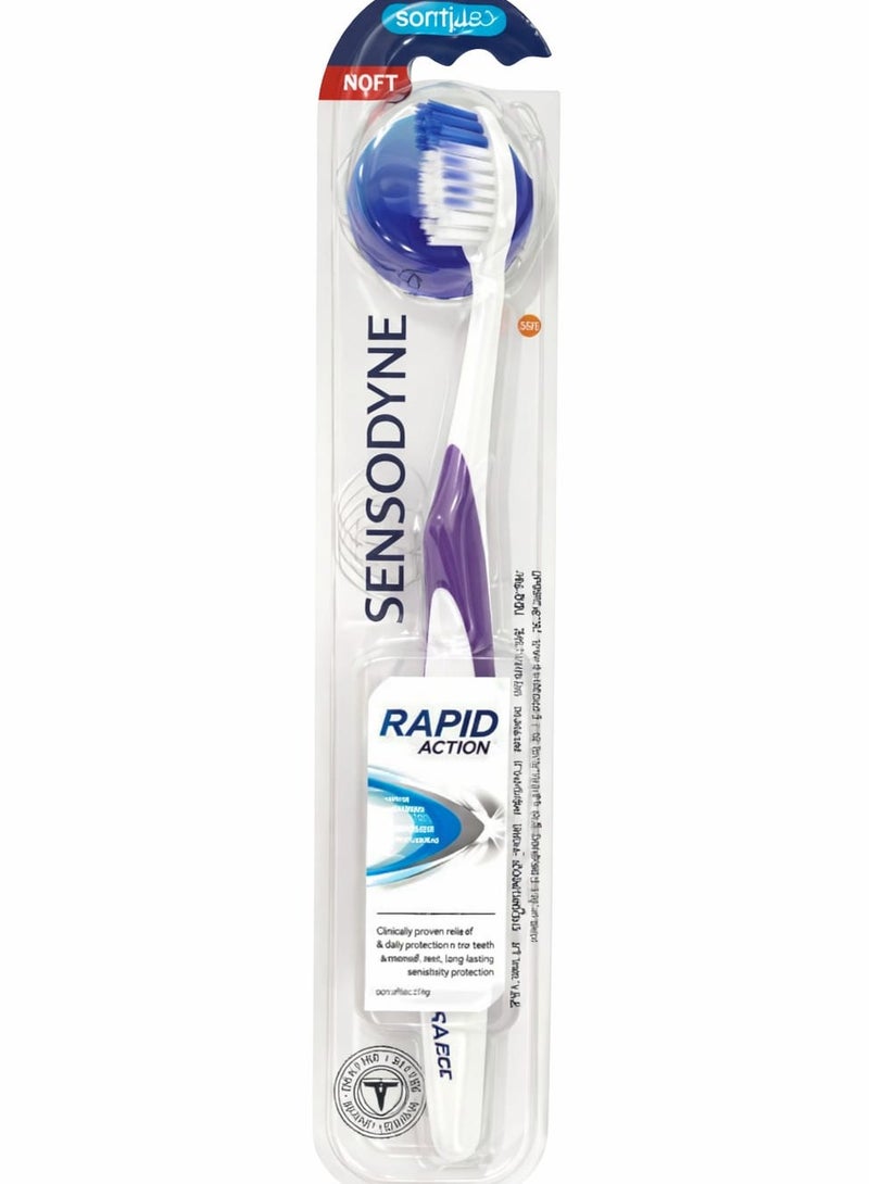 Sensodyne  Rapid Specially Designed For People With Sensitive Teeth Toothbr  (May vary package)ush - Image 1